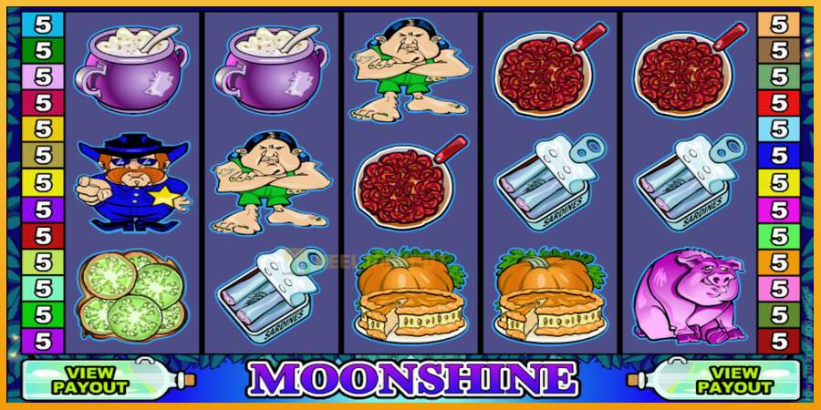 슬롯머신에서의 진정한 즐거움 Moonshine 돈을 위해, 그림 2