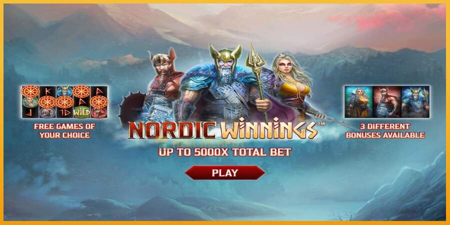 슬롯머신에서의 진정한 즐거움 Nordic Winnings 돈을 위해, 그림 1