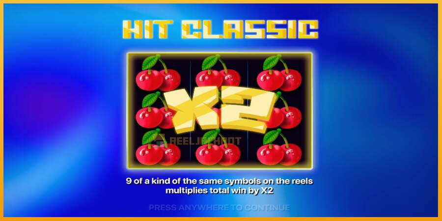 슬롯머신에서의 진정한 즐거움 Hit Classic 돈을 위해, 그림 1