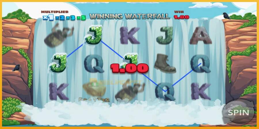 슬롯머신에서의 진정한 즐거움 Winning Waterfall 돈을 위해, 그림 2