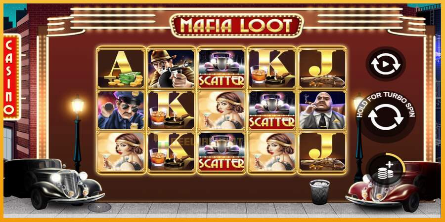 슬롯머신에서의 진정한 즐거움 Mafia Loot 돈을 위해, 그림 1