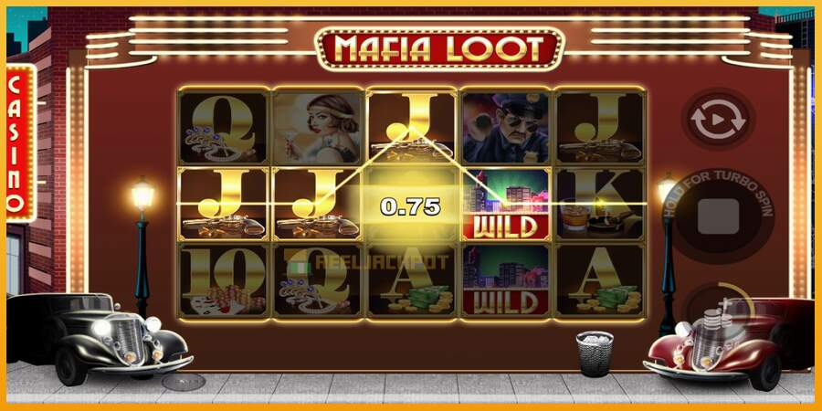 슬롯머신에서의 진정한 즐거움 Mafia Loot 돈을 위해, 그림 2