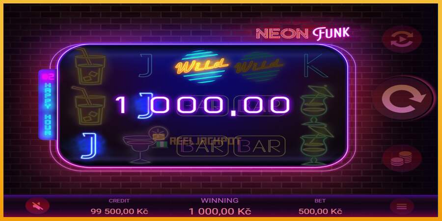 슬롯머신에서의 진정한 즐거움 Neon Funk 돈을 위해, 그림 2