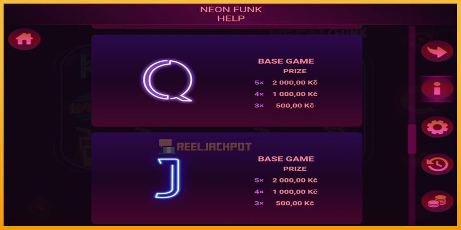 슬롯머신에서의 진정한 즐거움 Neon Funk 돈을 위해, 그림 5