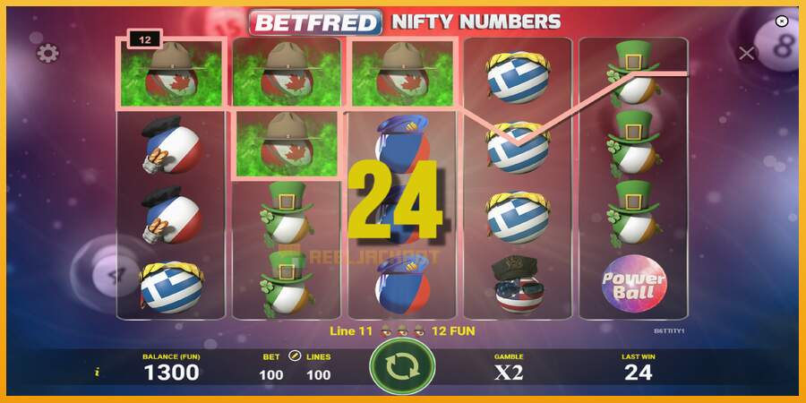 슬롯머신에서의 진정한 즐거움 Betfred Nifty Numbers 돈을 위해, 그림 2