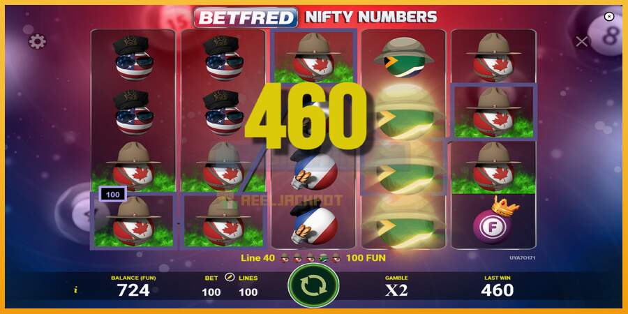 슬롯머신에서의 진정한 즐거움 Betfred Nifty Numbers 돈을 위해, 그림 3