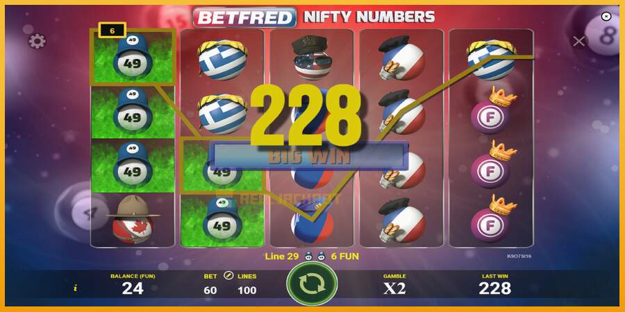 슬롯머신에서의 진정한 즐거움 Betfred Nifty Numbers 돈을 위해, 그림 4