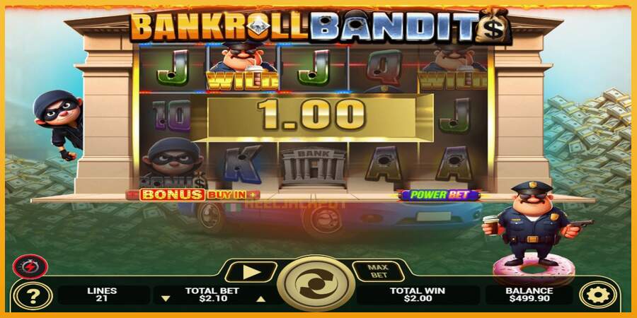 슬롯머신에서의 진정한 즐거움 Bankroll Bandits 돈을 위해, 그림 2