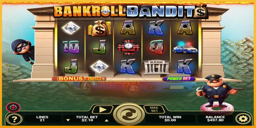 슬롯머신에서의 진정한 즐거움 Bankroll Bandits 돈을 위해, 그림 3