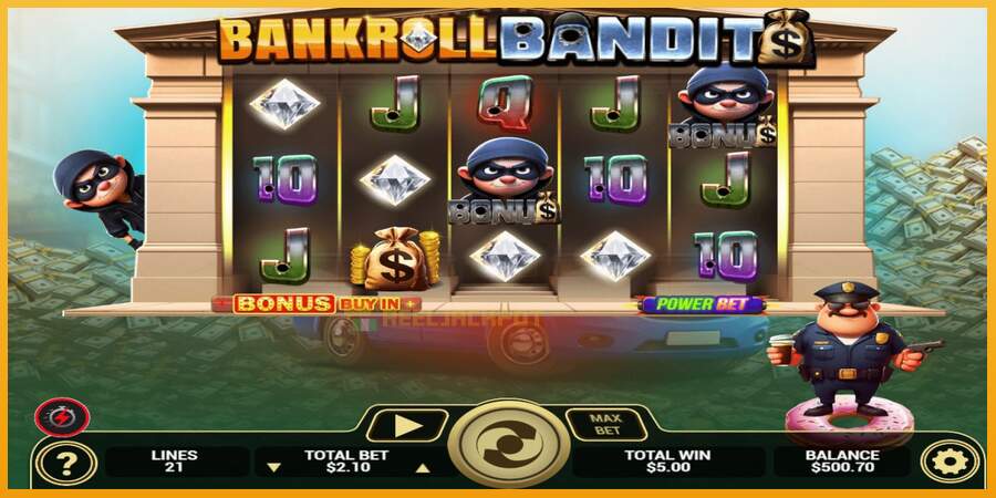 슬롯머신에서의 진정한 즐거움 Bankroll Bandits 돈을 위해, 그림 4