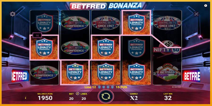 슬롯머신에서의 진정한 즐거움 Betfred Bonanza 돈을 위해, 그림 3