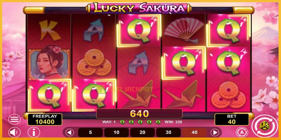 슬롯머신에서의 진정한 즐거움 Lucky Sakura Win Spins 돈을 위해, 그림 3