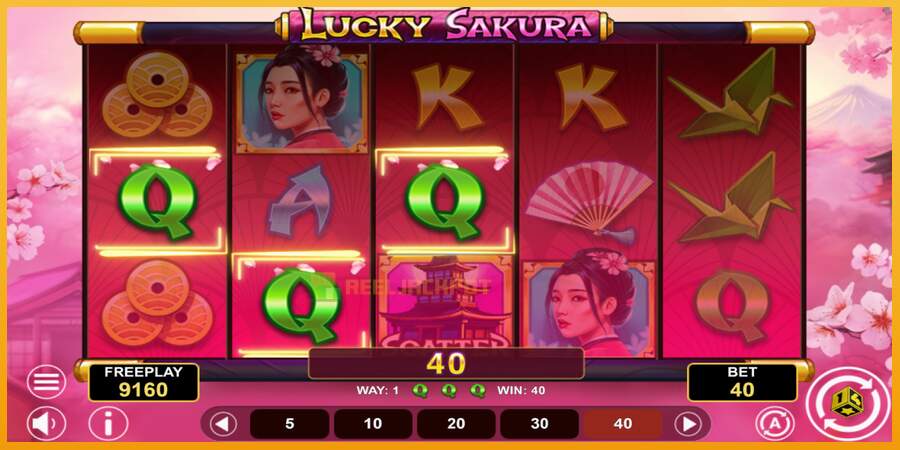 슬롯머신에서의 진정한 즐거움 Lucky Sakura Win Spins 돈을 위해, 그림 4