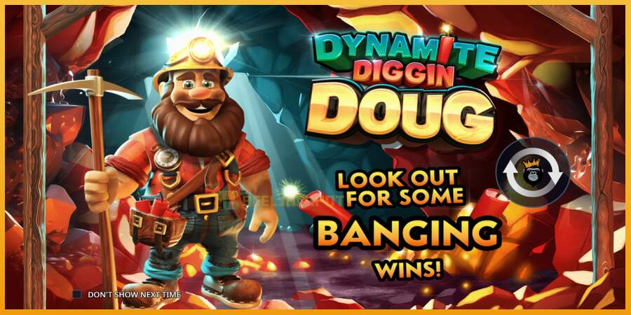 슬롯머신에서의 진정한 즐거움 Dynamite Diggin Doug 돈을 위해, 그림 1