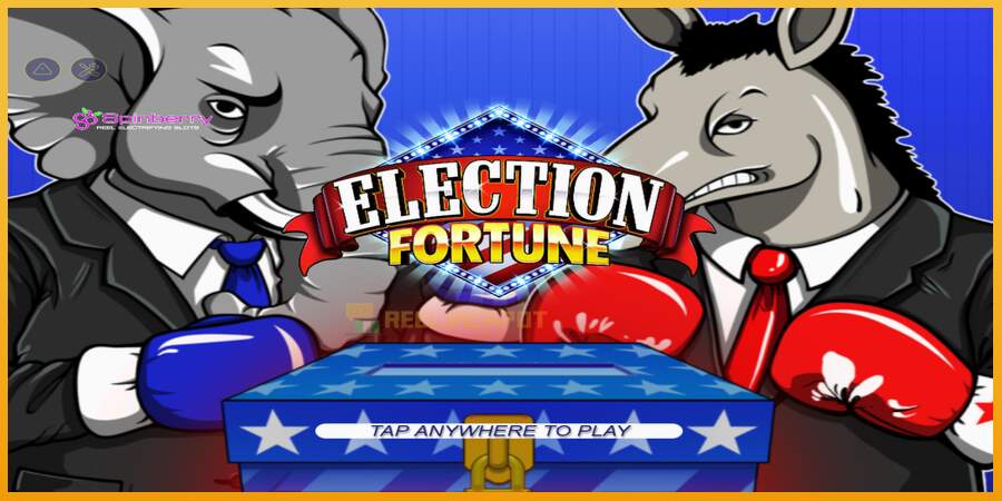 슬롯머신에서의 진정한 즐거움 Election Fortune 돈을 위해, 그림 1