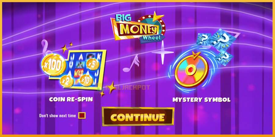 슬롯머신에서의 진정한 즐거움 Big Money Wheel 돈을 위해, 그림 1