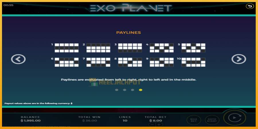 슬롯머신에서의 진정한 즐거움 Exo Planet 돈을 위해, 그림 6