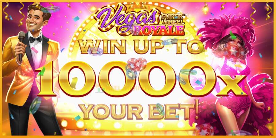 슬롯머신에서의 진정한 즐거움 Vegas Royale Super Wheel 돈을 위해, 그림 1