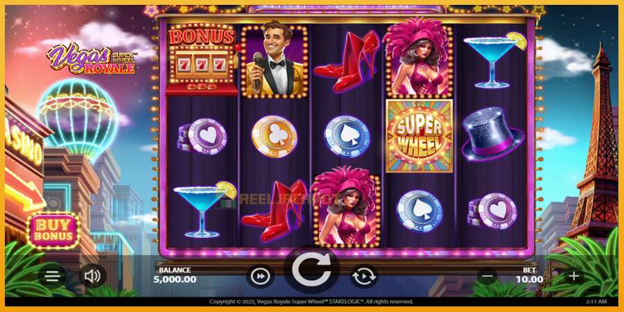 슬롯머신에서의 진정한 즐거움 Vegas Royale Super Wheel 돈을 위해, 그림 2