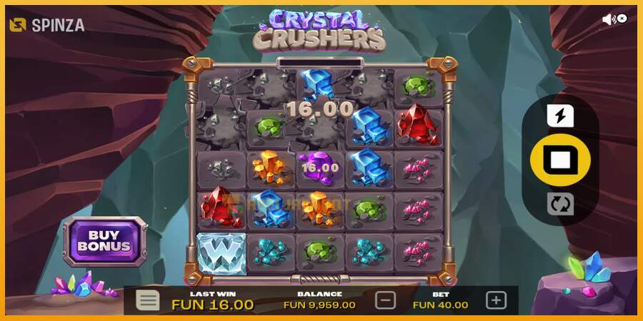 슬롯머신에서의 진정한 즐거움 Crystal Crushers 돈을 위해, 그림 3