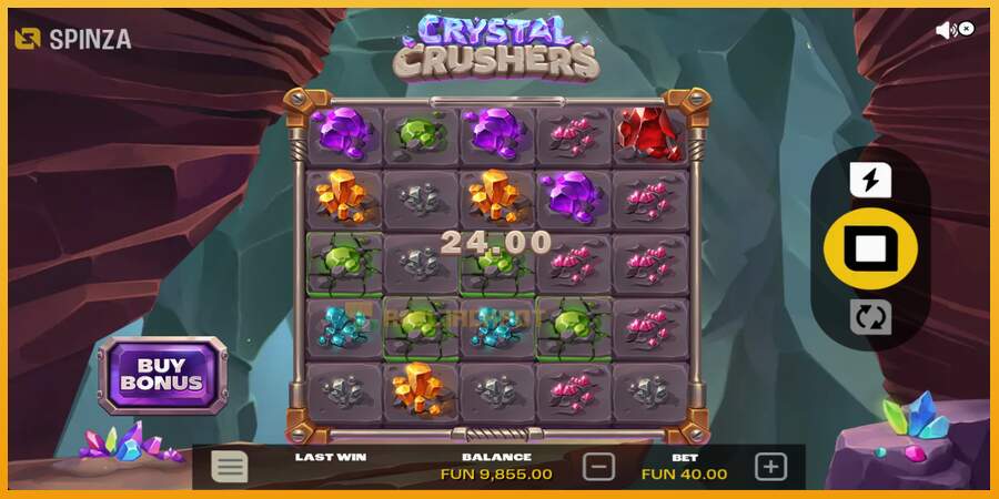 슬롯머신에서의 진정한 즐거움 Crystal Crushers 돈을 위해, 그림 4