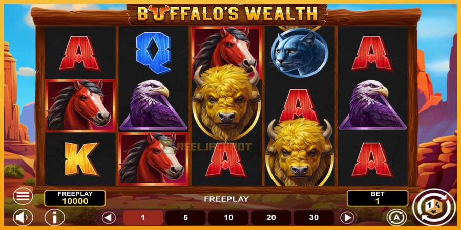 슬롯머신에서의 진정한 즐거움 Buffalos Wealth 돈을 위해, 그림 2