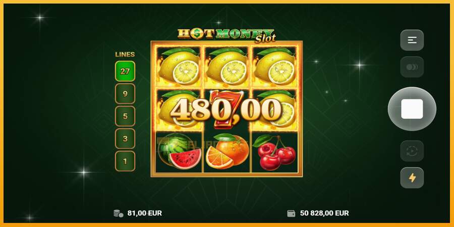 슬롯머신에서의 진정한 즐거움 Hot Money Slot 돈을 위해, 그림 5