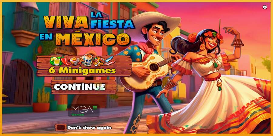 슬롯머신에서의 진정한 즐거움 Viva la Fiesta en Mexico 돈을 위해, 그림 1