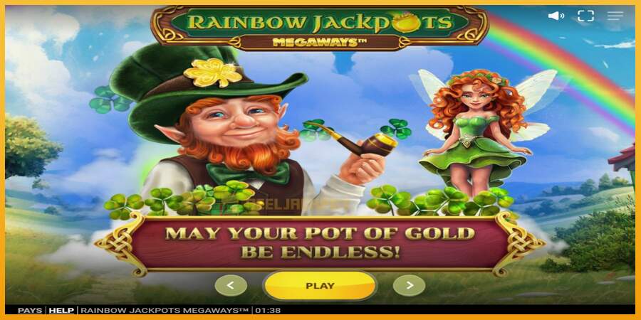 슬롯머신에서의 진정한 즐거움 Rainbow Jackpots Megaways 돈을 위해, 그림 1