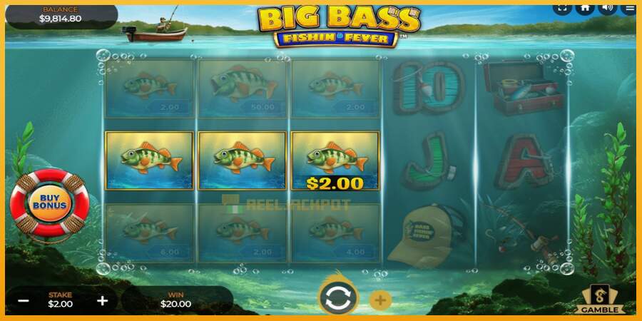 슬롯머신에서의 진정한 즐거움 Big Bass Fishin Fever 돈을 위해, 그림 3