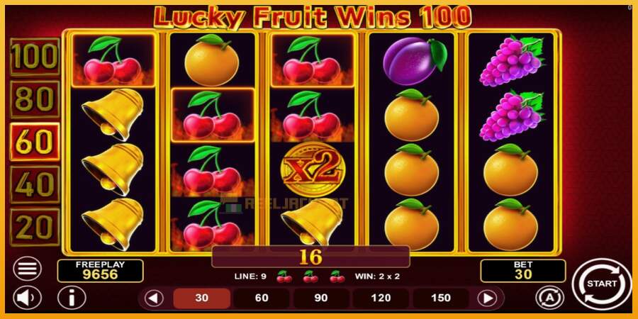 슬롯머신에서의 진정한 즐거움 Lucky Fruit Wins 100 돈을 위해, 그림 2