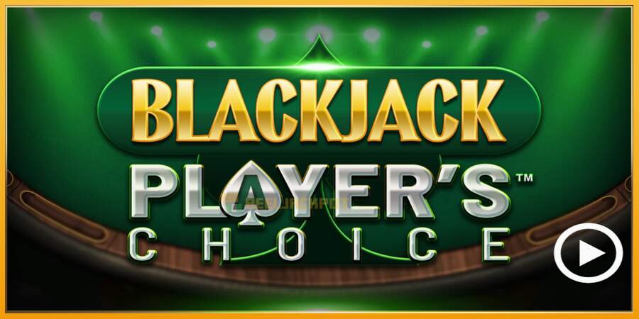 슬롯머신에서의 진정한 즐거움 Blackjack Players Choice 돈을 위해, 그림 1