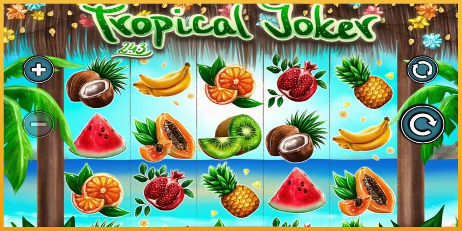 슬롯머신에서의 진정한 즐거움 Tropical Joker 돈을 위해, 그림 1