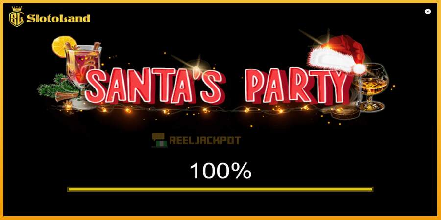 슬롯머신에서의 진정한 즐거움 Santas Party 돈을 위해, 그림 1