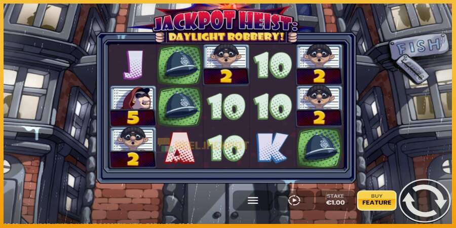 슬롯머신에서의 진정한 즐거움 Jackpot Heist: Daylight Robbery! 돈을 위해, 그림 2