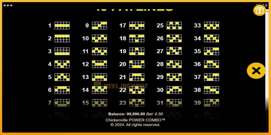 슬롯머신에서의 진정한 즐거움 Chickenville Power Combo 돈을 위해, 그림 7