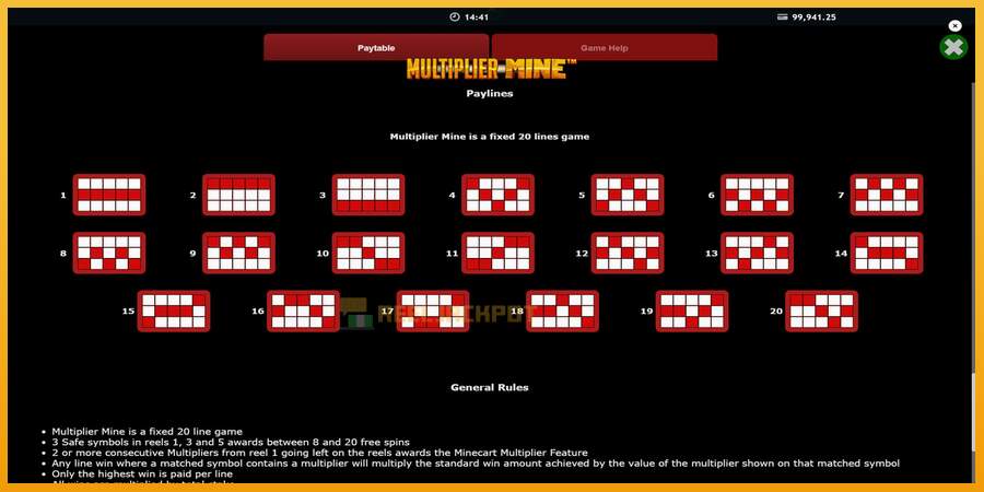 슬롯머신에서의 진정한 즐거움 Multiplier Mine 돈을 위해, 그림 7