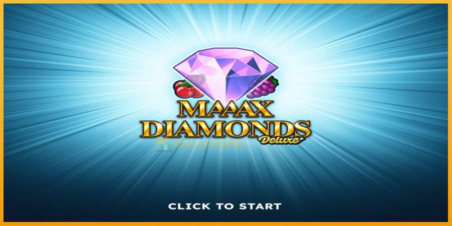 슬롯머신에서의 진정한 즐거움 Maaax Diamonds Deluxe 돈을 위해, 그림 1