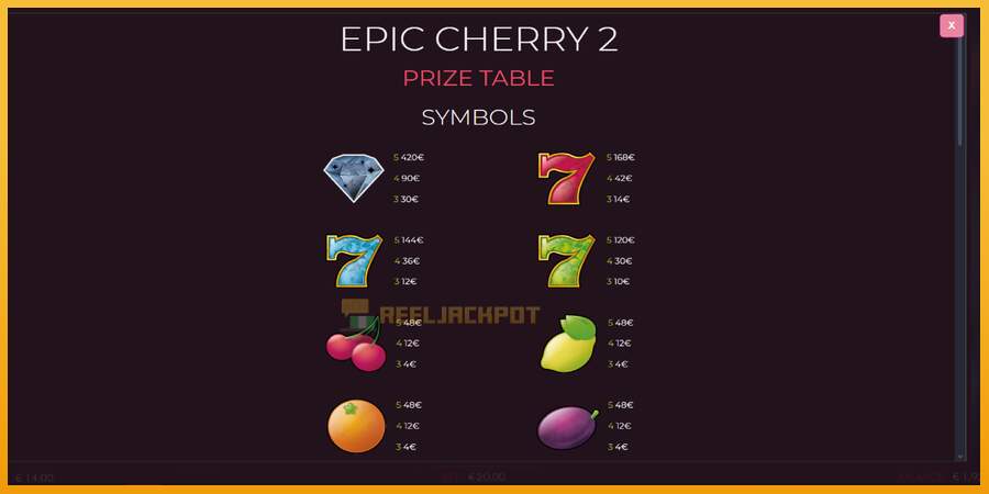 슬롯머신에서의 진정한 즐거움 Epic Cherry 2 돈을 위해, 그림 5