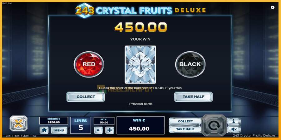 슬롯머신에서의 진정한 즐거움 243 Crystal Fruits Deluxe 돈을 위해, 그림 4