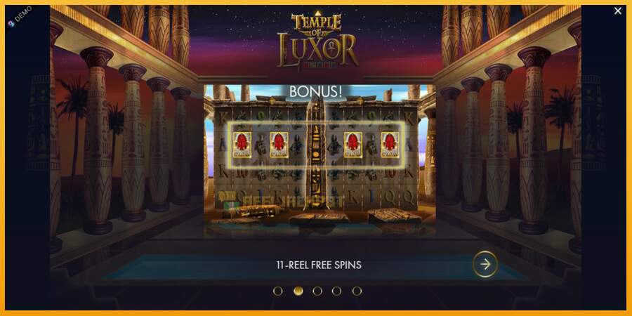 슬롯머신에서의 진정한 즐거움 Temple of Luxor 돈을 위해, 그림 1