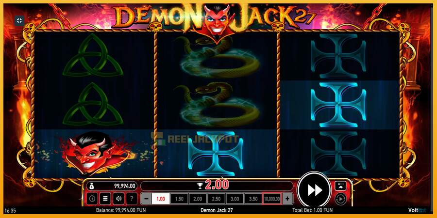 슬롯머신에서의 진정한 즐거움 Demon Jack 27 돈을 위해, 그림 2