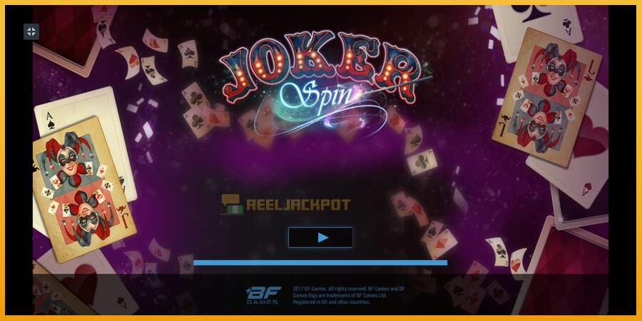 슬롯머신에서의 진정한 즐거움 Joker Spin 돈을 위해, 그림 1