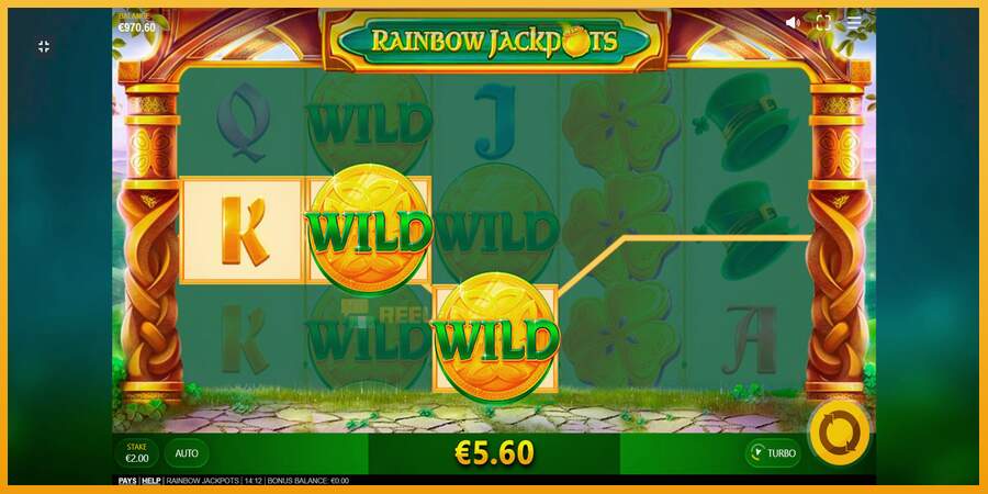 슬롯머신에서의 진정한 즐거움 Rainbow Jackpots 돈을 위해, 그림 6