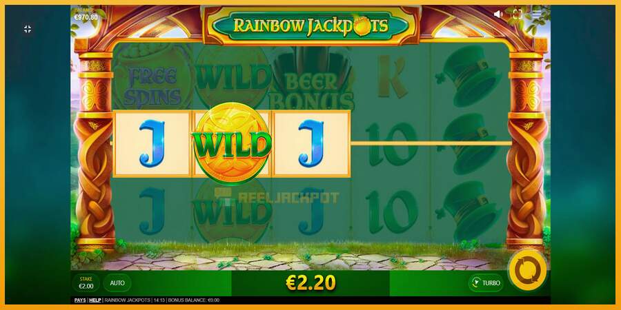 슬롯머신에서의 진정한 즐거움 Rainbow Jackpots 돈을 위해, 그림 7