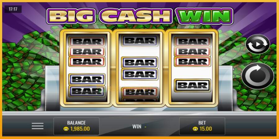 슬롯머신에서의 진정한 즐거움 Big Cash Win 돈을 위해, 그림 1